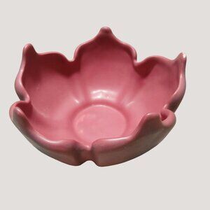 Van Briggle Pottery Art Lotus Floral Flower Bowl Mulberry Art Nouveau Stoneware